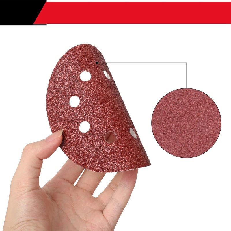Vesagrin 100 Pcs 5 Inch Sanding Discs 400 Grit, Round Hook and Loop Sandpaper for Random Orbital Sander - Image 4